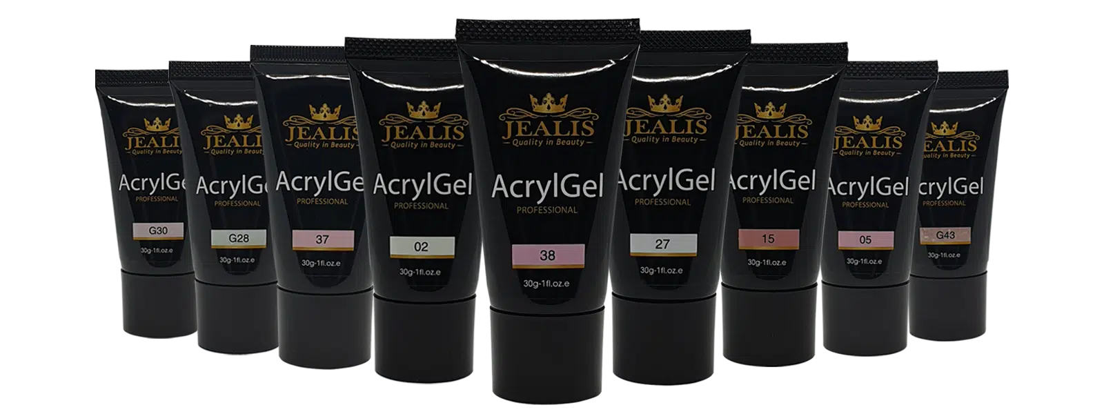 Onze acrylgel is er 1 jealis_acrylgel__tube_compilatie